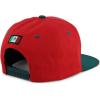image:imageHecho En Mexico Eagle 3D Embroidered Flat Bill Snapback CapRed Dark Green 7