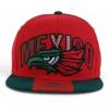 image:imageHecho En Mexico Eagle 3D Embroidered Flat Bill Snapback CapRed Dark Green 8