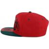 image:imageHecho En Mexico Eagle 3D Embroidered Flat Bill Snapback CapRed Dark Green 8