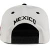 image:imageHecho En Mexico Eagle 3D Embroidered Flat Bill Snapback CapWhite Black