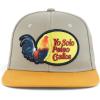 image:imageTrendy Apparel Shop 3D Rooster Embroidered Flat Bill Snapback CapKhaki Tan 2
