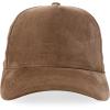 image:imageTrendy Apparel Shop 5 Panel Structured Soft Suede Snapback Ball CapBrown