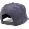 image:imageTrendy Apparel Shop 5 Panel Structured Soft Suede Snapback Ball CapDark Grey