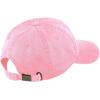 image:imageTrendy Apparel Shop Recycling Earth Embroidered Cotton Washed Baseball CapPink