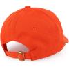 image:imageTrendy Apparel Shop Youth White American Flag Unstructured Cotton Baseball CapOrange