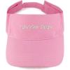 image:imageTrendy Apparel Shop Stay Weird Embroidered 100 Cotton Adjustable VisorPink