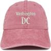 image:imageTrendy Apparel Shop Washington DC Embroidered Pigment Dyed Washed Baseball CapBurgundy
