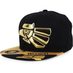 image:imageHecho En Mexico Eagle 3D Embroidered Flat Bill Snapback CapBlack Black 4