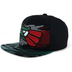 image:imageHecho En Mexico Eagle 3D Embroidered Flat Bill Snapback CapBlack Black 6