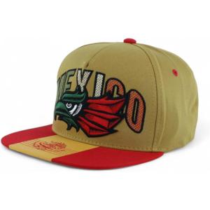 image:imageHecho En Mexico Eagle 3D Embroidered Flat Bill Snapback CapTimber Dark Green 8