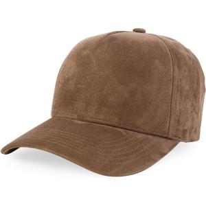 image:imageTrendy Apparel Shop 5 Panel Structured Soft Suede Snapback Ball CapBrown