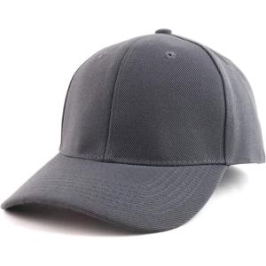 image:imageTrendy Apparel Shop Big Size Oversized Plain Structured Fitted Baseball CapCharcoal