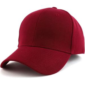 image:imageTrendy Apparel Shop Big Size Oversized Plain Structured Fitted Baseball CapMaroon