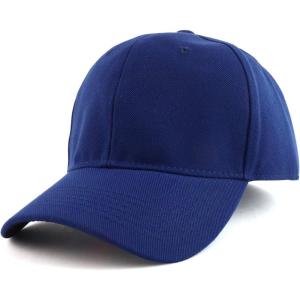 image:imageTrendy Apparel Shop Big Size Oversized Plain Structured Fitted Baseball CapNavy