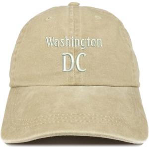 image:imageTrendy Apparel Shop Washington DC Embroidered Pigment Dyed Washed Baseball CapKhaki