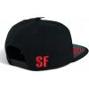 image:imageTrendy Apparel Shop American State Name 3D Embroidery Flag Print Snapback CapSan Francisco