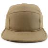 image:imageTrendy Apparel Shop XXL Oversized 5 Panel Cotton Bicycle Rider CapKhaki