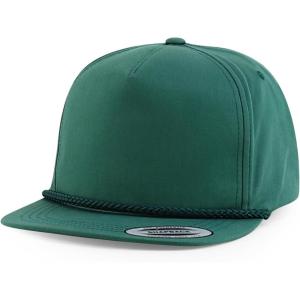 image:imageTrendy Apparel Shop Oversized XXL Classic 5 Panel Flatbill Rope Golf Snapback HatSpruce