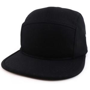 image:imageTrendy Apparel Shop XXL Oversized 5 Panel Cotton Bicycle Rider CapBlack
