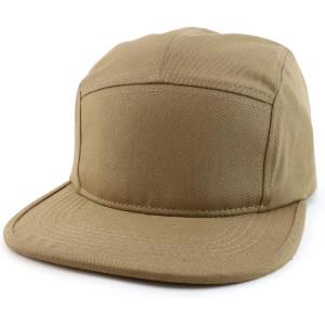 image:imageTrendy Apparel Shop XXL Oversized 5 Panel Cotton Bicycle Rider CapKhaki