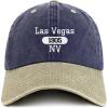 image:imageTrendy Apparel Shop Las Vegas Est1905 Embroidered Pigment Dyed Cotton Baseball CapNavy Khaki