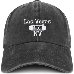 image:imageTrendy Apparel Shop Las Vegas Est1905 Embroidered Pigment Dyed Cotton Baseball CapBlack
