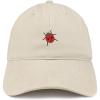 image:imageTrendy Apparel Shop Ladybug Embroidered Cotton Unstructured Dad HatStone