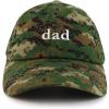 image:imageTrendy Apparel Shop Dad Embroidered Soft Low Profile Cotton Cap Dad HatDigital Green Camo