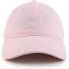 image:imageTrendy Apparel Shop Dad Embroidered Soft Low Profile Cotton Cap Dad HatLtpink