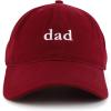 image:imageTrendy Apparel Shop Dad Embroidered Soft Low Profile Cotton Cap Dad HatMaroon