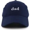 image:imageTrendy Apparel Shop Dad Embroidered Soft Low Profile Cotton Cap Dad HatNavy