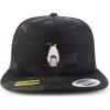 image:imageTrendy Apparel Shop Penguin Patch 5 Panel Flatbill Trucker CapBlack Camo
