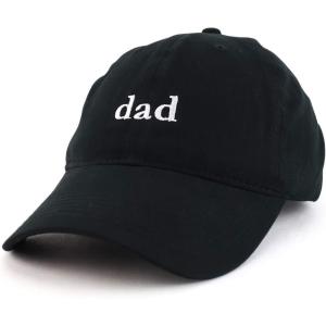 image:imageTrendy Apparel Shop Dad Embroidered Soft Low Profile Cotton Cap Dad HatBlack