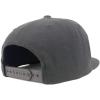 image:imageTrendy Apparel Shop Number 42 White Thread Embroidered Flat Bill Snapback Baseball CapCharcoal