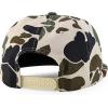 image:imageTrendy Apparel Shop 100 Cotton Camoflauge Unstructured Flatbill Snapback Cap with RopeCream