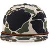 image:imageTrendy Apparel Shop 100 Cotton Camoflauge Unstructured Flatbill Snapback Cap with RopeCream
