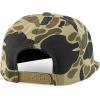 image:imageTrendy Apparel Shop 100 Cotton Camoflauge Unstructured Flatbill Snapback Cap with RopeKhaki