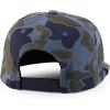 image:imageTrendy Apparel Shop 100 Cotton Camoflauge Unstructured Flatbill Snapback Cap with RopeNavy