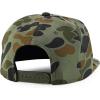 image:imageTrendy Apparel Shop 100 Cotton Camoflauge Unstructured Flatbill Snapback Cap with RopeOlive