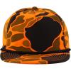 image:imageTrendy Apparel Shop 100 Cotton Camoflauge Unstructured Flatbill Snapback Cap with RopeOrange