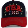 image:imageTrendy Apparel Shop 250th Anniversary USA Adjustable American Baseball CapNavy Red 1