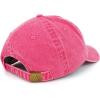 image:imageTrendy Apparel Shop Rose Bundle Patch Pigment Dyed Washed Baseball CapFuchsia