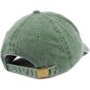 image:imageTrendy Apparel Shop Cross Embroidered Washed Cotton Adjustable CapDark Green