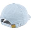 image:imageTrendy Apparel Shop Cross Embroidered Washed Cotton Adjustable CapLight Blue