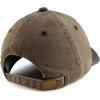 image:imageTrendy Apparel Shop Mom Embroidered Pigment Dyed Unstructured CapKhaki Black