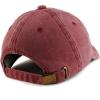 image:imageTrendy Apparel Shop Mom Embroidered Pigment Dyed Unstructured CapWine
