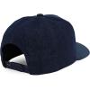 image:imageTrendy Apparel Shop 5 Panel Cotton and Suede Combo Snapback Baseball CapDark Denim Navy 1