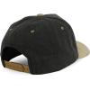 image:imageTrendy Apparel Shop 5 Panel Cotton and Suede Combo Snapback Baseball CapGrey Khaki 1