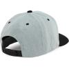 image:imageTrendy Apparel Shop 5 Panel Cotton and Suede Combo Snapback Baseball CapLight Denim Black 1