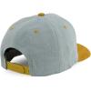 image:imageTrendy Apparel Shop 5 Panel Cotton and Suede Combo Snapback Baseball CapLight Denim Mustard 1
